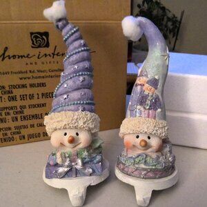 EUC Snowman Stocking Holders
